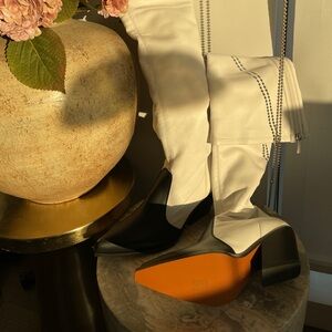 Brand New Rare Givenchy OverTheKnee Leather Boots